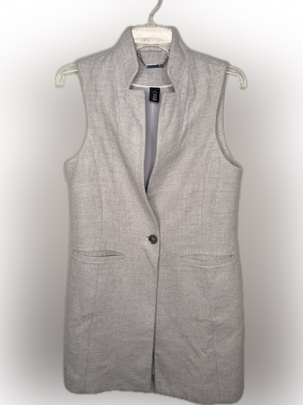 White House Black Market Long Vest